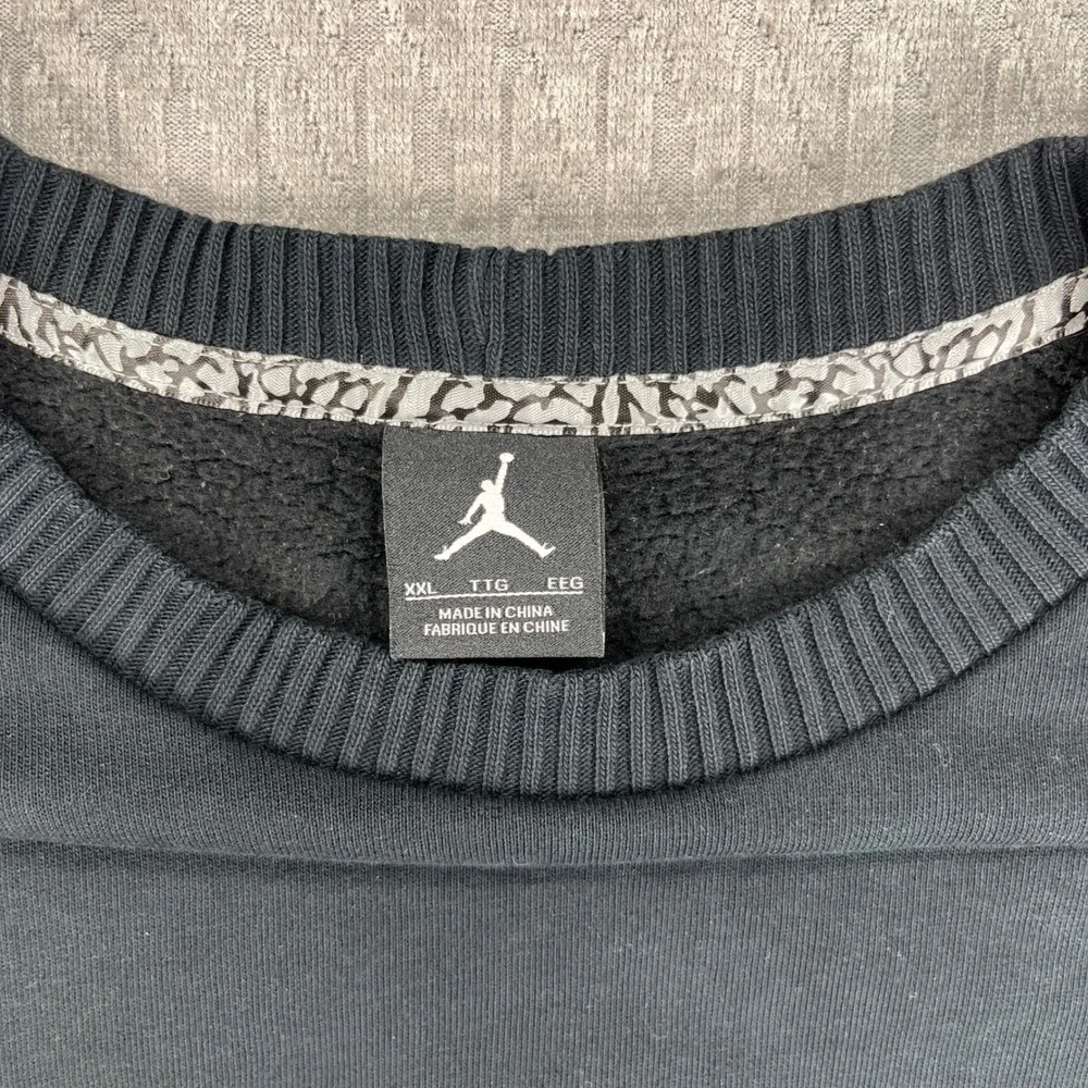 Michael Air Jordan Sweatshirt Men XXL  Jumpman Logo Crewneck Fleece Pullover